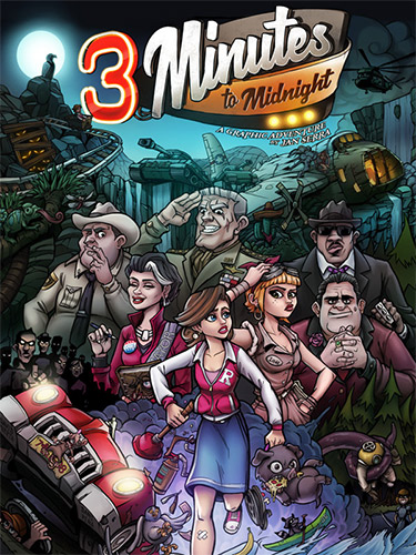 Download 3 Minutes to Midnight: A Comedy Graphic Adventure (v1.0.4, MULTi6) [FitGirl Repack]